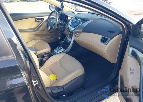 2012 Hyundai Elantra Limited from USA, damaged, VIN 5NPDH4AE6CH141299